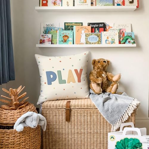 Boho Kids Playroom Decor Pillow Cover 18x18 - Image 2