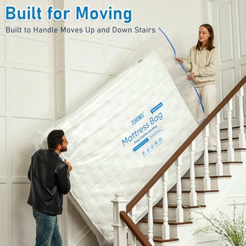ZCHENBS® - King Mattress Bags for Moving, Waterproof Storage Bag - Image 2