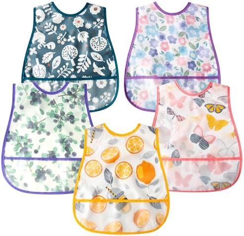 R HORSE 5Pcs Baby Feeding Bibs by RHORSE