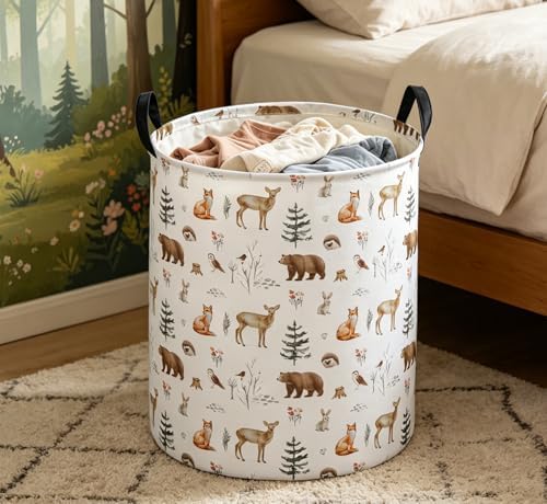 Essme Kids Laundry Basket, Animal Hamper Waterproof Storage Bin - Image 5