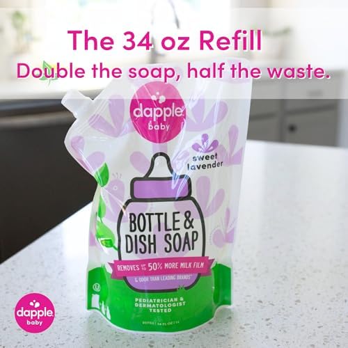 Dapple Baby Lavender Bottle & Dish Soap Refill Pouch - Image 5