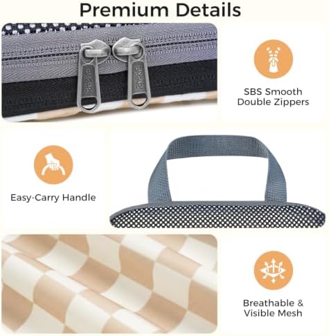 BAGAIL 4 Set/6 Set/8 Set Compression Packing Cubes Travel Accessories - Image 4