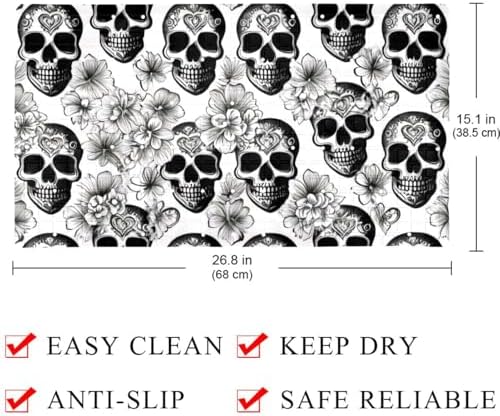 Shower Mat Bathtub Mat, 26.8x15.1 inch, Non-Slip Bath Mat - Image 4