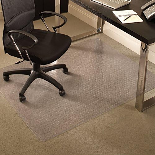 ES Robbins Extra High Pile Carpet ChairMat, Rectangle 72"x96" Beveled Edge by ESRobbins