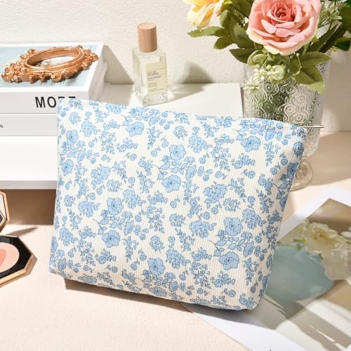 SOIDRAM 2 Pcs Makeup Bag Large Cosmetic Bag Toiletry Bag Makeup Pouch Travel - Image 7
