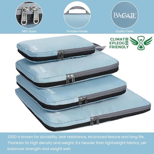 BAGAIL 4 Set/6 Set/8 Set Compression Packing Cubes Travel Accessories - Image 5