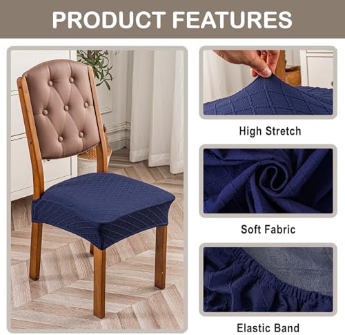 Genina Waterproof Chair Covers for Dining Room - Image 4