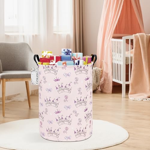 Castle Storage Bin Foldable Nursery Basket - Image 3