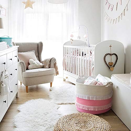 CherryNow 45L Woven Rope Baby Basket - Image 6