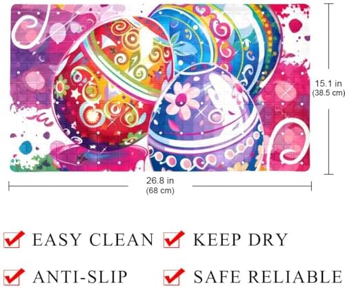 Shower Mat Bathtub Mat, 26.8x15.1 inch, Non-Slip Bath Mat - Image 4