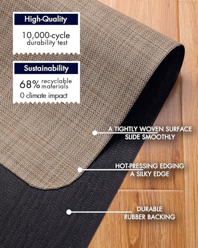 BARoyal Office Chair Mat for Hardwood Floor Under Desk Computer Rolling Chair - Image 4