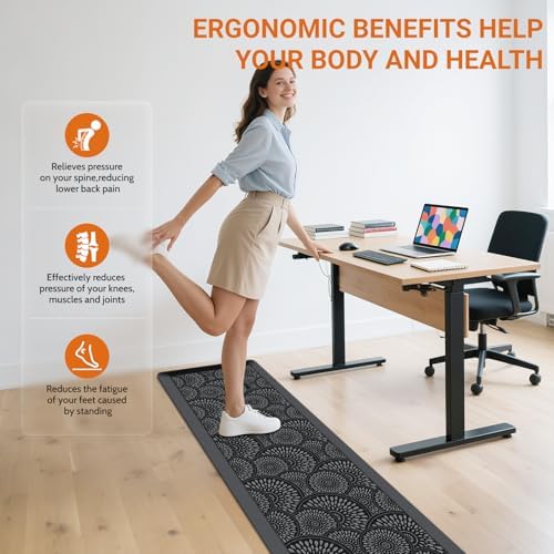 Mattitude 4/5 Inch Kitchen Mat, Waterproof Non-Slip Standing Mats and Rugs - Image 5