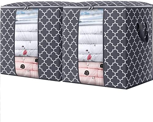 Storage Bags 2 Pack 100L Clothes Organization and Storage Containers by WiseLife