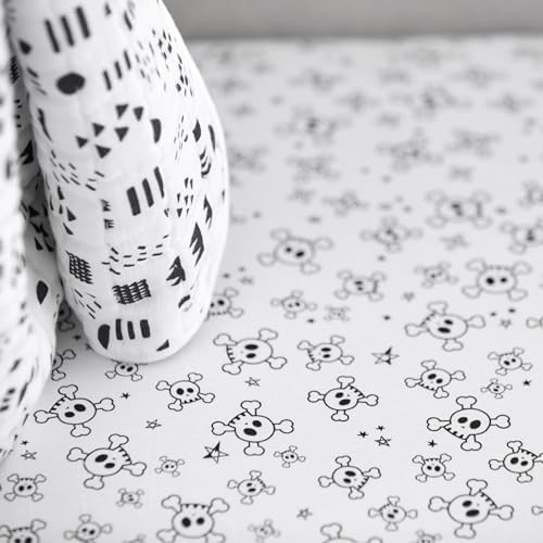 HonestBaby Unisex-Baby Classics Fitted Crib Sheets Set Standard Mattress - Image 5