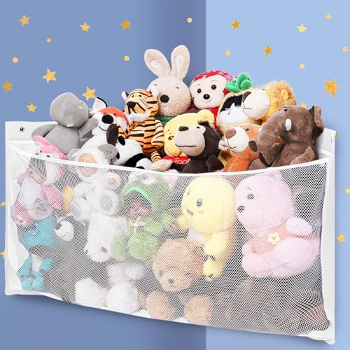 Large Corner Stuffed Animal Storage by ANROYE