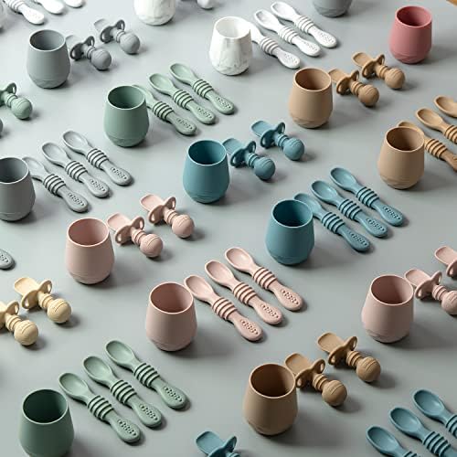 SAMiGO Silicone Baby Spoons Self Feeding 6+ Months - Image 4