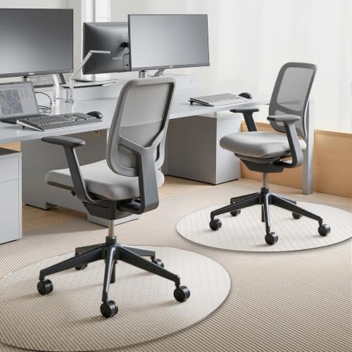 Office Chair Mat for Low-Pile Carpet, 36 in Round - Image 2