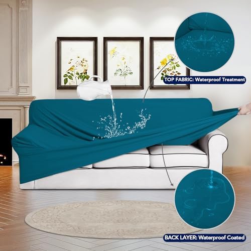 PureFit Waterproof Oversized Couch Cover Slipcovers - Image 3