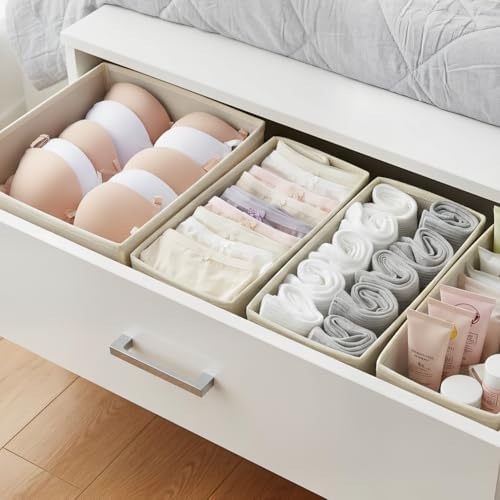 Drawer Organizer for Clothes & Underwear Light Grey - Image 5