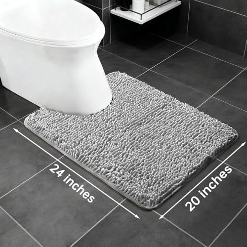 Yeaban Toilet Rugs U-Shape 20"x24" - Image 2