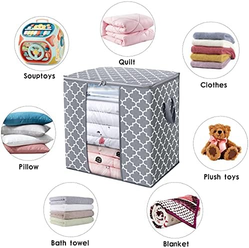 Storage Bags 4 Pack 100L Clothes Organization and Storage Containers - Image 5