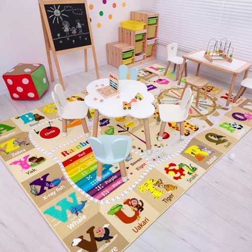 BENRON 4x6 Playroom Rug for Kids Washable, PlayMat - Image 5