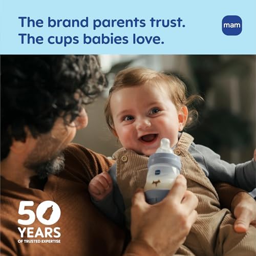 MAM 5oz Starter Sippy Cup, Extra-Soft Spill-Free Spout 4+ Months, 1 Pk - Image 5
