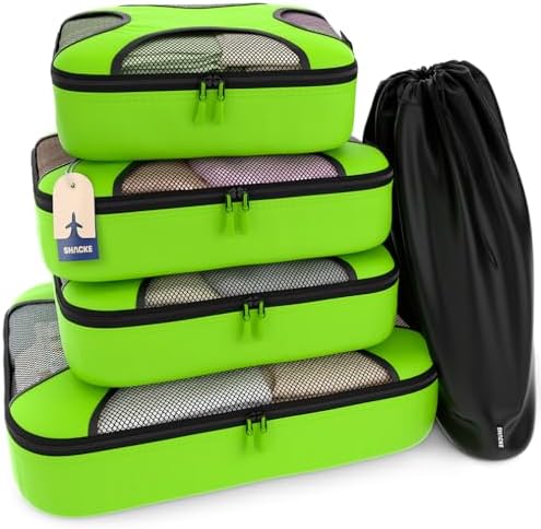 Shacke 5 Set Packing Cubes for Travel by Shacke