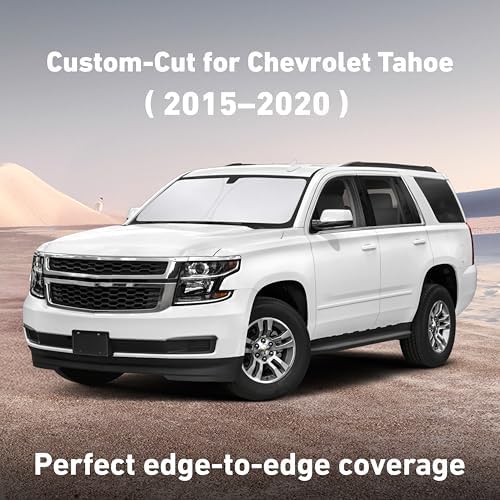 EcoNour Windshield Sunshade for Chevrolet Tahoe/GMC Yukon 2015-2019 - Image 2