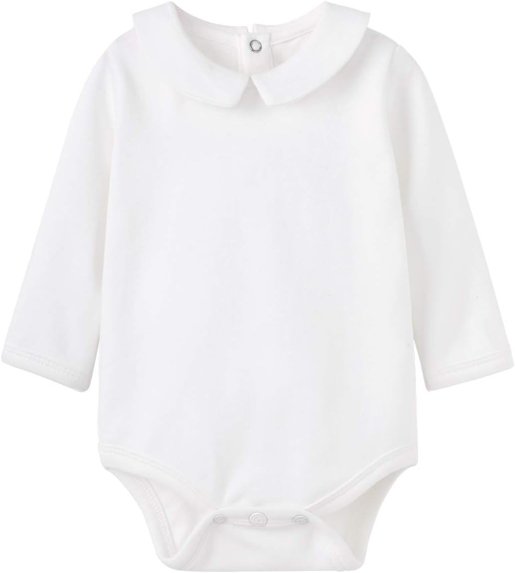 pureborn Baby Boys Girls Bodysuit Super Soft Cotton Romper 0-24 Months