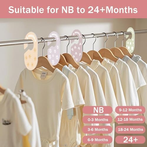 Baby Closet Dividers Durable Plastic Clothes Organizers 16 Pack - Image 2