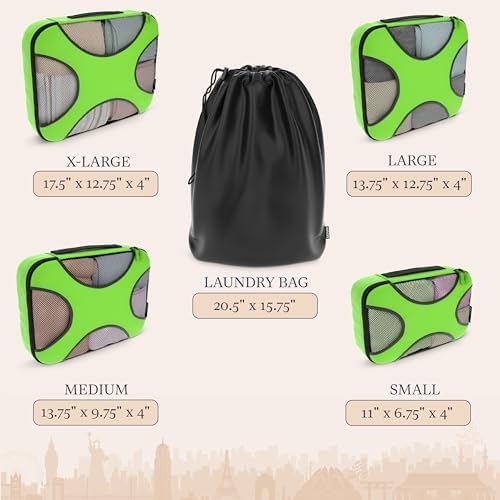 Shacke 5 Set Packing Cubes for Travel - Image 4