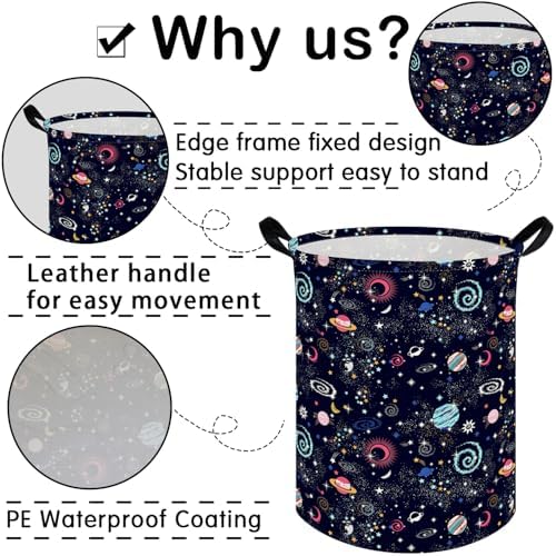 Moon Laundry hamper, Kids Laundry Basket, Baby Nursery Hamper, Waterproof - Image 7