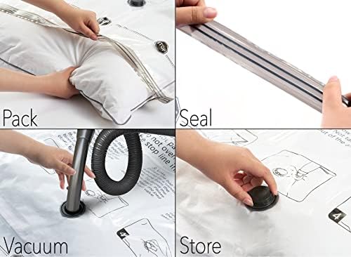 SpaceAid 20 Pack Vacuum Storage Bags, Space Saver Sealer Compression Bags - Image 5