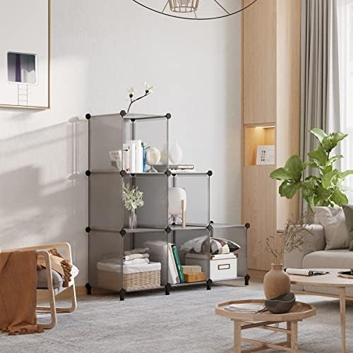 AWTATOS Cube Storage Organizer, Closet Organizers, 6 Cube Shelf - Image 2