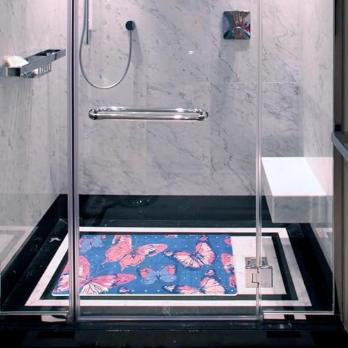 Shower Mat Bathtub Mat, 26.8x15.1 inch, Non-Slip Bath Mat - Image 6