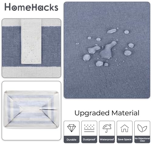 HomeHacks 2 Pack Large Laundry Baskets, Laundry Hampers Bags - Image 5