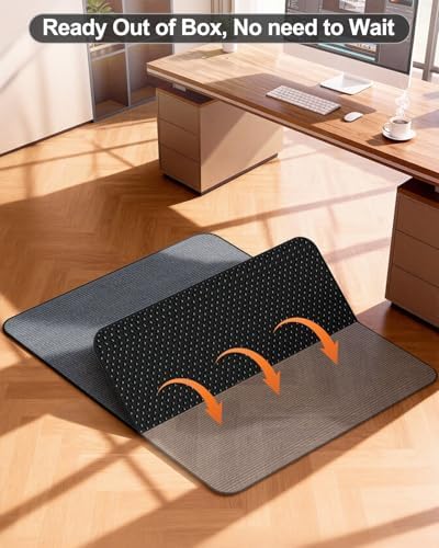 Blvornl Corduroy Office Chair Mat - Image 2