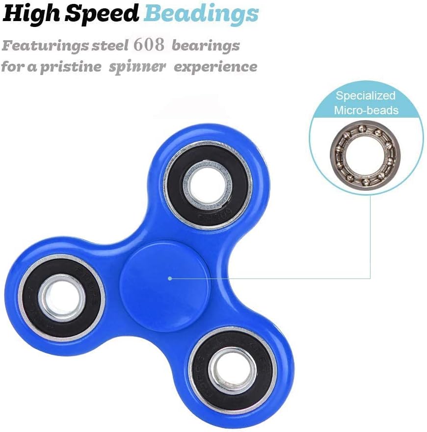 SCIONE Fidget Spinners Toys 5 Pack, Sensory Hand Fidget Pack Bulk, Anxiety Toys Stress Relief Reducer, Halloween Party Favors for Kids Adults Goodie Bag Stuffers, Kids Classroom Prizes