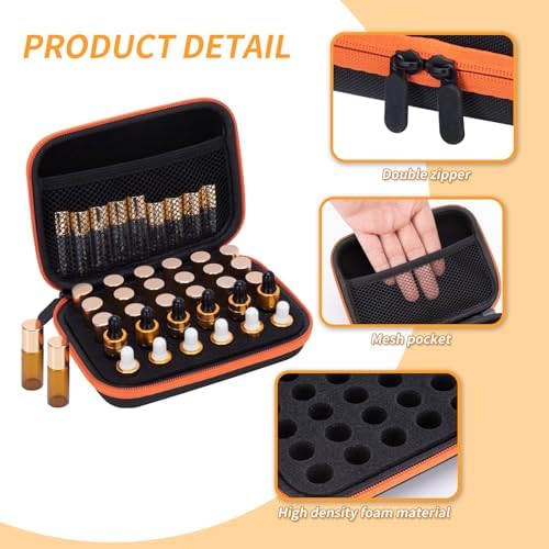 DHXYZZB Vial Storage Case 30 Grids Fits 1-3ML Vials - Image 6