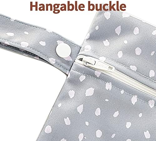Happy Flute 3 Set Wet Bag Storage Bag Waterproof Washable - Image 4