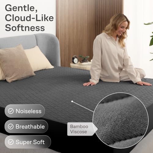 100% Waterproof Noiseless & Breathable Twin Size Mattress Protector - Image 4