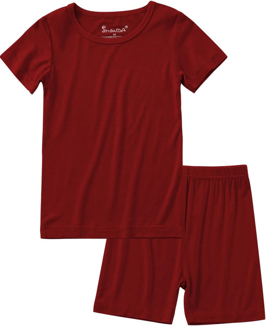 Jimonda Baby Boys Girls Pajama Sets Toddler Sleepwear Cool Jammies 2pcs Viscose from Bamboo PJs 18M-8Y