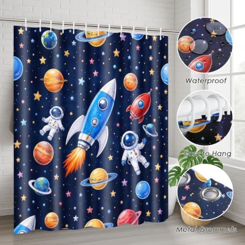 Britimes Bathroom Sets with Shower Curtain and Rugs - Image 6