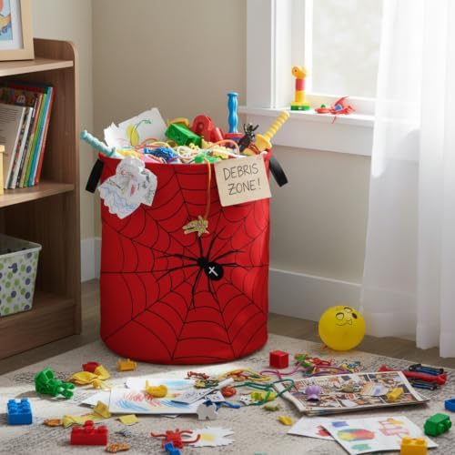 Baby Laundry Basket Baby Nursery Hamper Kids Laundry Basket Toy Storage Bin - Image 5