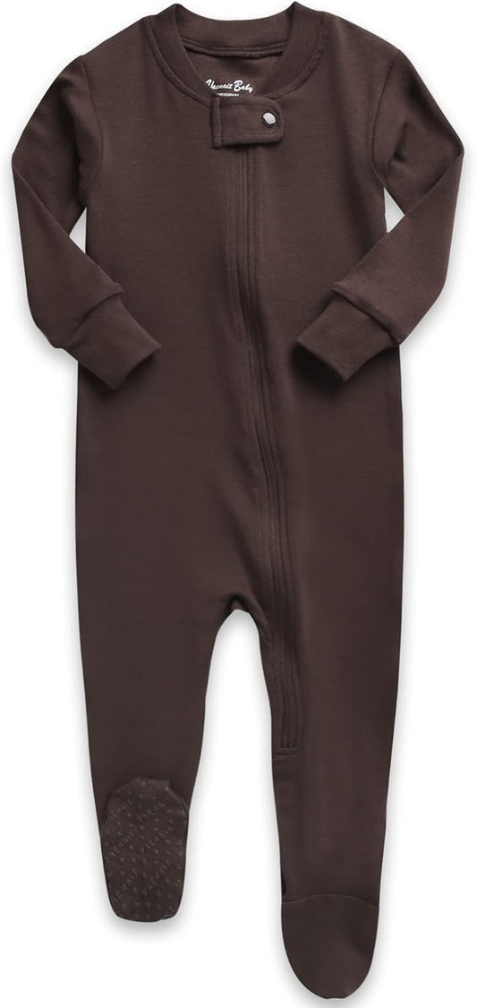 VAENAIT BABY Infant Toddler Boys Girls Footed One-Piece Sleep and Play Premium Modal Pajamas 1-2 Pieces
