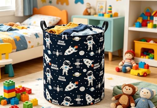 Baby Laundry Hamper kids laundry Basket Waterproof Laundry Bag - Image 5