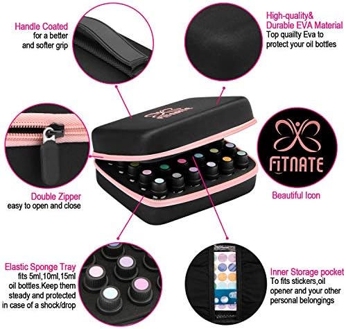 FITNATE Essential Oil Case Shockproof, Holding up to 5/10/15 ml, 30 Bottle - Image 3
