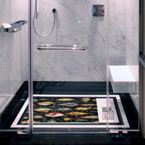 Non Slip Shower Mat Bathtub Mat 15.1x26.8 Inch, Quick Dry Bath Mat - Image 5