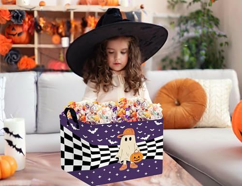 Large Halloween Themed Candy Gift Boo Basket - Image 7